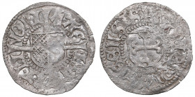 Riga schilling - Michael Hildebrand and Wolter von Plettenberg (1500-1509)
0.90g. VF/VF Haljak 381.