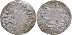 Riga schilling ND - Michael Hildebrand and Wolter von Plettenberg (1500-1509)
1.12g. UNC/UNC Mint luster. Haljak 381.