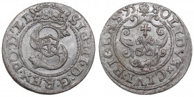 Riga, Poland solidus 1595 - Sigismund III (1587-1632)
1.16g. AU/AU
