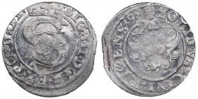 Riga, Poland solidus 1598 - Sigismund III (1587-1632)
1.02g. UNC/UNC