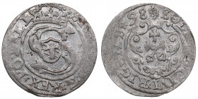Riga, Poland solidus 1598 - Sigismund III (1587-1632)
1.02g. UNC/AU
