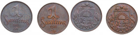 Latvia 1 santims 1922, 1935 (2)
AU-UNC. Sold as is, no return.