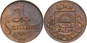 Latvia 1 santims 1926
1.81g. UNC/UNC