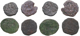Small coll. of Russian Æ Pul coins (4)
Various condition. Sold as is, no return.