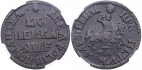 Russia Kopeck 1705 МД - NGC XF 40 BN
An attractive glossy dark brown color specimen. Bitkin 3310.