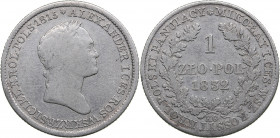 Russia, Poland 1 zloty 1832 KG
4.36g.