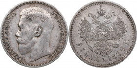 Russia Rouble 1896 *
19.94g. VF/XF Bitkin 193.