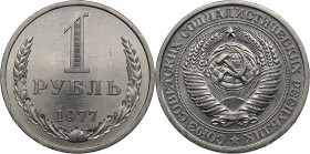 Russia, USSR 1 rouble 1977
7.47g. UNC/UNC Mint luster. Fedorin 28.