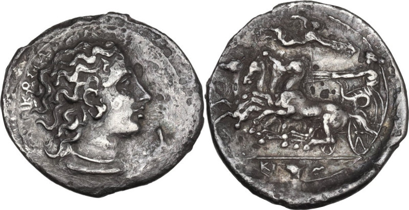 Sicily. Syracuse. Second Democracy (466-405 BC). AR Hemidrachm, c. 410-405 BC. E...