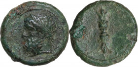 Sicily. Syracuse. Timoleon and the Third Democracy (344-317 BC). AE 19 mm. Timoleontic Symmachy coinage. 1st series, c. 344-339/8 BC. Obv. ΙΕΥΣ ΕΛΕΥΘΕ...