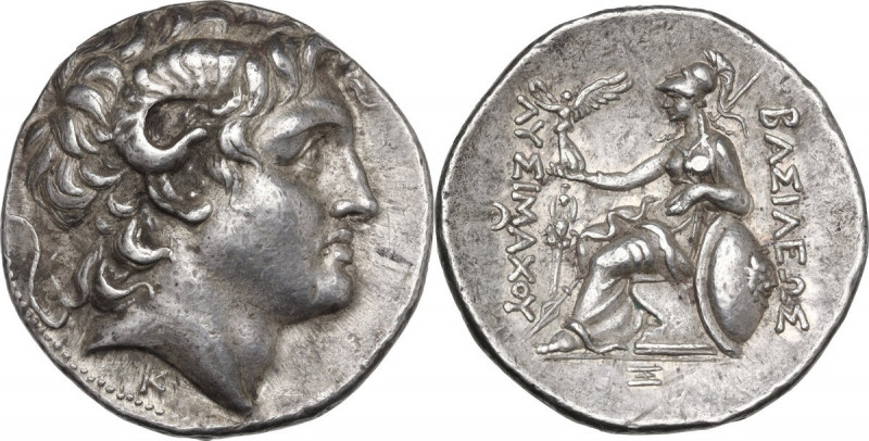 Continental Greece. Kings of Thrace. Lysimachos (305-281 BC). AR Tetradrachm. Pe...