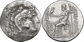 Continental Greece. Kings of Thrace. Kavaros (230/25-218 BC). AR Tetradrachm, c. 225-215. In the types of Alexander III of Macedon. Kabyle mint. Obv. ...