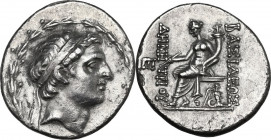 Greek Asia. Seleucid Kings. Demetrios I Soter (162-150 BC). AR Tetradrachm. Antioch on the Orontes mint. Undated issue, struck 162-155/4 BC. Obv. Diad...
