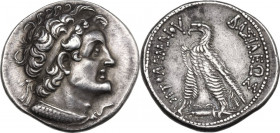 Africa. Egypt, Ptolemaic Kingdom. Ptolemy VI Philometor (180-145 BC). AR Tetradrachm. Second sole reign, 163-145 BC. Alexandreia mint. Obv. Diademed h...