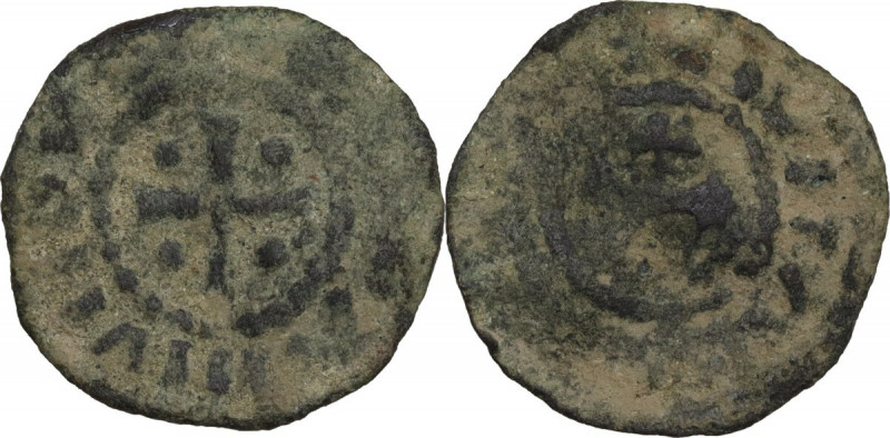 Tripoli. Raymond II (1137-1352). AE 'Agnus Dei type', Second Crusade period, c. ...