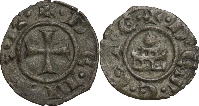Sidon. Balian Grenier (c. 1204-1240). BI Denier, Bailie issue, 1228-1240. D/ Pat...