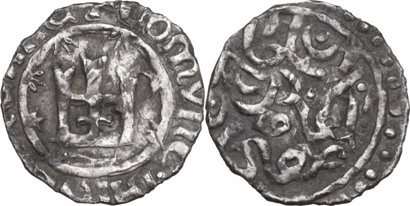 Genoese Colonies. Caffa. AR Asper. D/ Genoese door; ornated border. R/ Arabic le...