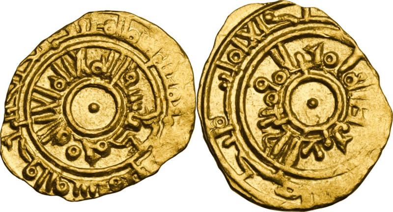 Califfi Fatimidi, Al Mu'izz (341-365 AH / 953-975 DC). Robai o 1/4 Dinar, senza ...