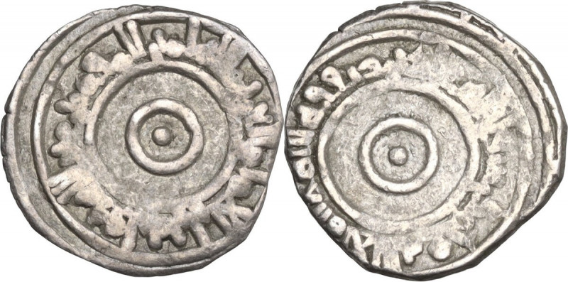 Califfi Fatimidi, al-Aziz (365-386 AH/ 975-996 DC). 1/4 Dirham, senza data e zec...