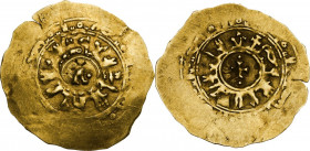 Amalfi. Ruggero II (1105-1154). Tarì, 1130-1154. D/ R accostata da globetto. R/ Croce patente accostata sopra e sotto da globetto. CNI 3/5; MEC 14, 23...