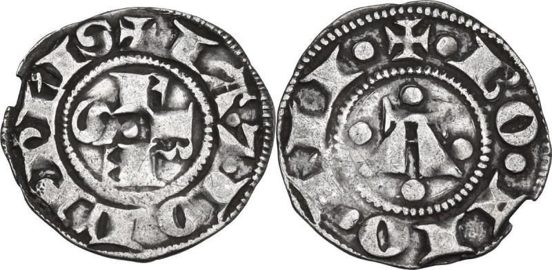 Bologna. Giacomo e Giovanni Pepoli (1347-1350). Bolognino grosso. D/ Le lettere ...