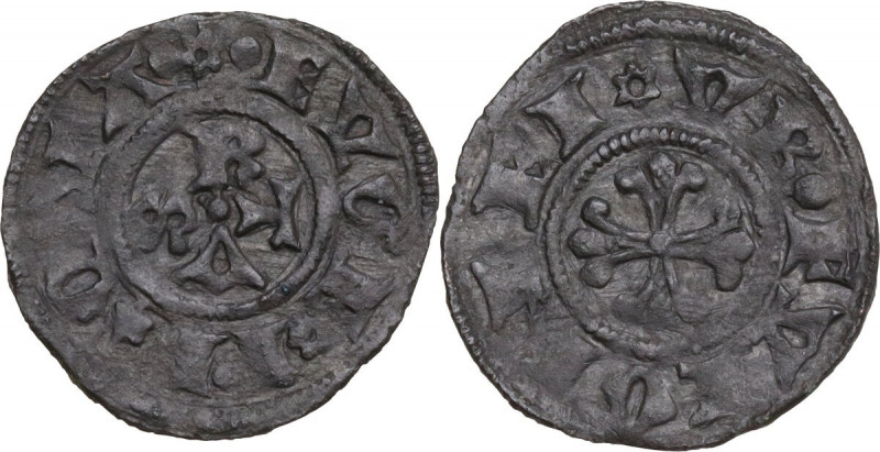 Foligno. Eugenio IV (1431-1438), Gabriele Condulmer. Picciolo. D/ Le lettere (QV...
