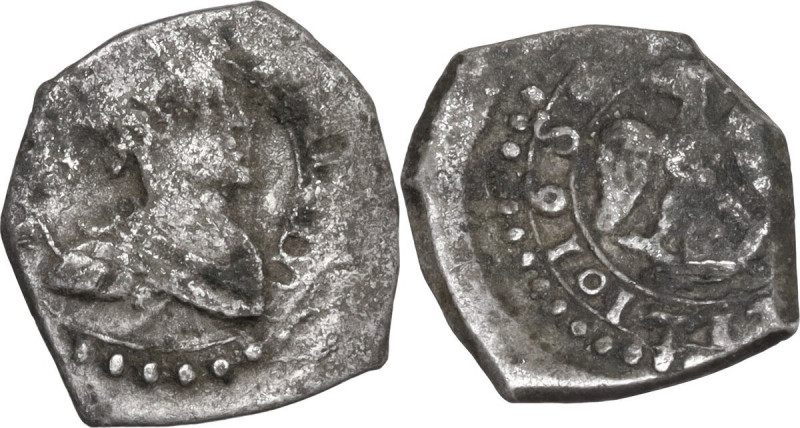 Messina. Filippo IV di Spagna (1621-1665). Mezzo tarì 1656. D/ Busto coronato a ...