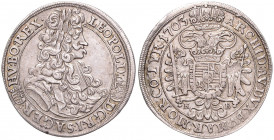 LEOPOLD I (1657 - 1705)&nbsp;
1/2 Thaler, 1703, 14,2g, KB. Husz 1404&nbsp;

VF | VF