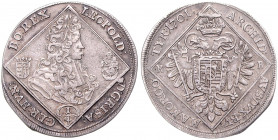 LEOPOLD I (1657 - 1705)&nbsp;
1/4 Thaler, 1701, 6,73g, KB. Husz 1411&nbsp;

VF | VF