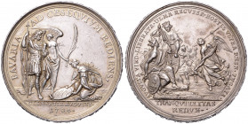 LEOPOLD I (1657 - 1705)&nbsp;
Silver medal Commemorating the Liberation of the cities Augsburg and Ulm and the Occupation of Bavaria by the Imperial ...