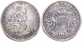 JOSEF I (1705 - 1711)&nbsp;
1/2 Thaler, 1711, 14,24g, KB. Husz 1576&nbsp;

VF | VF