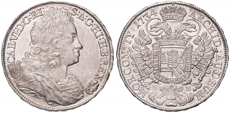 KAREL VI (1711 - 1740)&nbsp;
1 Thaler, 1734, 28,74g, KB. Dav 1060&nbsp;

abou...