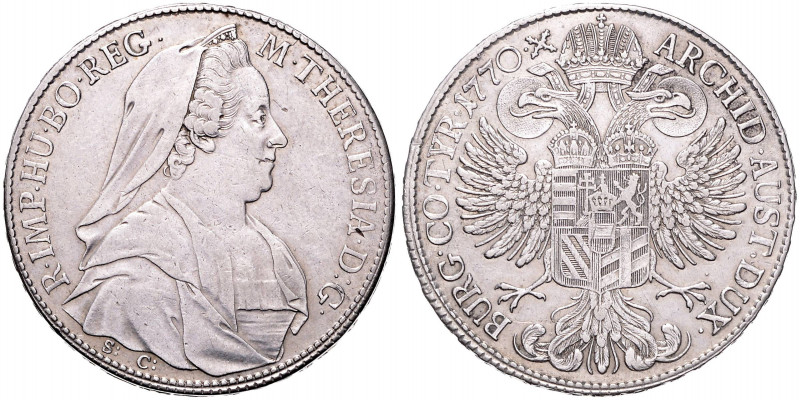 MARIA THERESA (1740 - 1780)&nbsp;
1 Thaler, 1770, 27,93g, Her 503&nbsp;

abou...