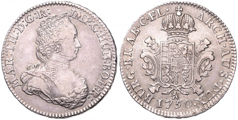 MARIA THERESA (1740 - 1780)&nbsp;
1/2 Ducaton, 1750, 16,45g, Her 1900&nbsp;

...