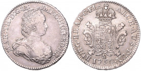 MARIA THERESA (1740 - 1780)&nbsp;
1/2 Ducaton, 1750, 16,45g, Her 1900&nbsp;

VF | VF