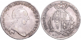 JOSEF II (1765 - 1790)&nbsp;
Scudo, 1783, 22,89g, LB. Her 358&nbsp;

VF | VF