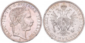 FRANTIŠEK JOSEF I (1848 - 1916)&nbsp;
2 Gulden, 1870, 24,65g, A. Früh 1368&nbsp;

about EF | about EF