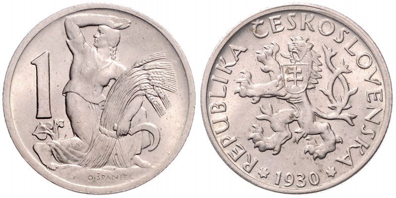 CZECHOSLOVAKIA&nbsp;
1 Koruna, 1930, 6,62g, MCH CSR1-006&nbsp;

UNC | UNC