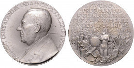 CZECHOSLOVAKIA&nbsp;
AE medal Prof. Dr. Josef Šusta, President of Czech Academy of Sciences and Art, to commemorate 70th Anniversary of his Birth, 19...