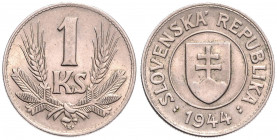 SLOVAK STATE&nbsp;
1 Slovak Koruna, 1944, 4,99g, MCH SR1-004&nbsp;

EF | EF