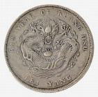 China, Kaiserreich
Dollar Jahr 34 (1908). Provinz Chihli (Pei Yang). 26,8 g. ss+. (Nachlass eines Arztes am Dt. Krankenhaus in Peking um 1900).