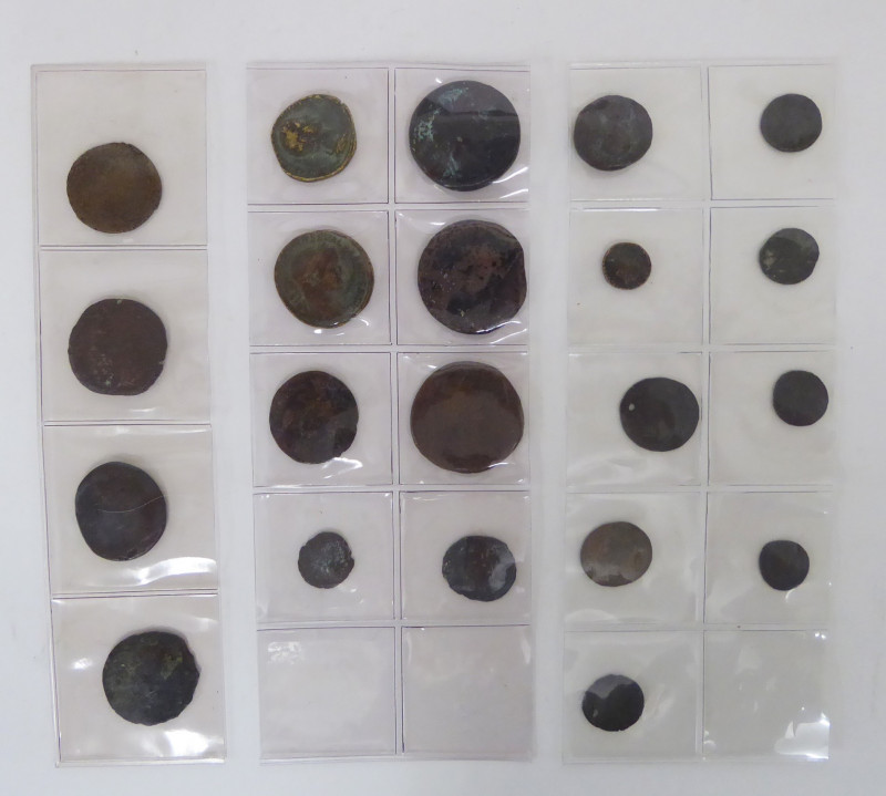 Konvolut römischer Münzen
22 Exemplare unterschiedlicher Qualität. Es sind Foll...