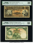 Brazil Thesouro Nacional 1 Mil Reis ND (1917) Pick 5 PMG Very Fine 30; Thailand Government of Siam 20 Baht ND (1939) Pick 36 PMG Very Fine 30. Two exa...