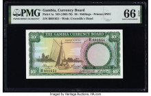 Gambia The Gambia Currency Board 10 Shillings ND (1965-70) Pick 1a PMG Gem Uncirculated 66 EPQ. 

HID09801242017

© 2022 Heritage Auctions | All Right...