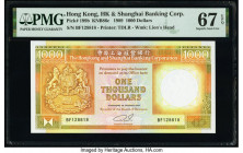 Hong Kong Hongkong & Shanghai Banking Corp. 1000 Dollars 1.1.1989 Pick 199b KNB86c PMG Superb Gem Unc 67 EPQ. 

HID09801242017

© 2022 Heritage Auctio...