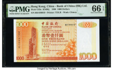 Hong Kong Bank of China (HK) Ltd. 1000 Dollars 1.1.1998 Pick 333e KNB5j PMG Gem Uncirculated 66 EPQ. 

HID09801242017

© 2022 Heritage Auctions | All ...