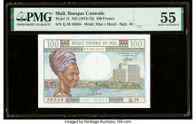 Mali Banque Centrale du Mali 100 Francs ND (1972-73) Pick 11 PMG About Uncirculated 55. 

HID09801242017

© 2022 Heritage Auctions | All Rights Reserv...