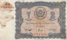 Afghanistan, 2 Afghanis, 1936, XF, p15
Stained
Estimate: USD 25 - 50