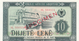 Albania, 10 Leke, 1976, UNC, p43s, SPECIMEN
Banka e Shtetit Shqiptar
Estimate: USD 15 - 30