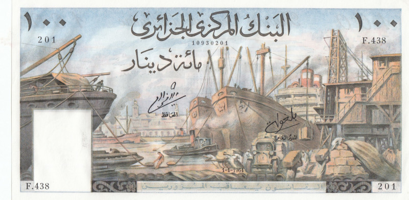 Algeria, 100 Dinars, 1964, UNC, p125
Banque Centrale d'Algérie
Estimate: USD 1...